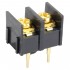 PCB / Circuit board terminals 2 poles Gold plated