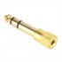 Stereo Male Jack 6.35mm to Female Jack 3.5mm Adapter Gold Plated