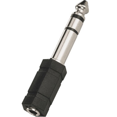 Jack 3.5mm Female to Jack 6.35mm Male Stereo Adapter