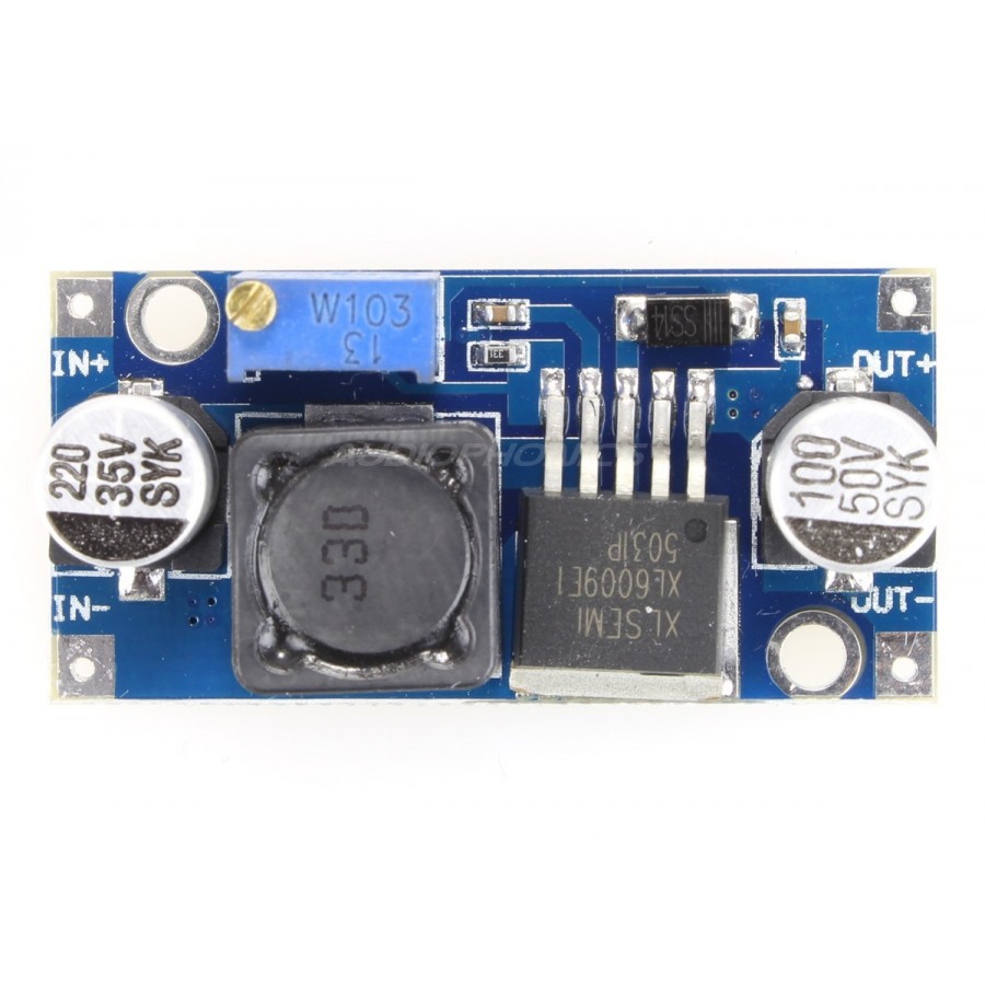 DC-DC Adjustable Step-up Power Converter Module 5.5V-35V 3A - Audiophonics