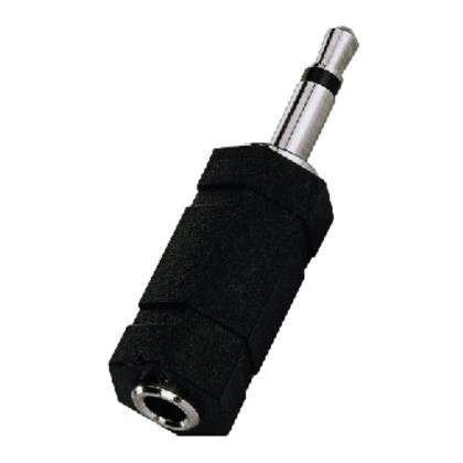 Adaptateur Jack 3,5 mâle mono vers Jack 3,5 femelle stéréo