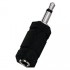 Mono 3.5-pin male to 3.5-pin female stereo adapter