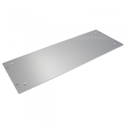 HIFI 2000 Facade aluminium 4mm Silver pour boitier 4U 