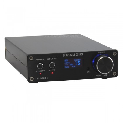 FX-AUDIO D802C Amplificateur numérique Bluetooth Class D STA326 2x 80W 4 Ohm