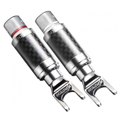 Furutech CF-201 R Spade Plug Rhodium Plated Ø 5.5mm (Pair)