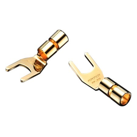 FURUTECH FP-218 (G) Spade Plug Gold Plated 24k Ø6mm (Set x4)