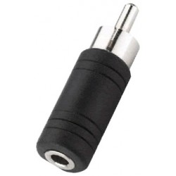 Adaptateur jack 3.5 femelle mono vers RCA mâle