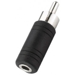 Adapter Jack 3.5mm female mono to RCA male