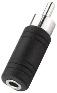 Adapter Jack 3.5mm female mono to RCA male