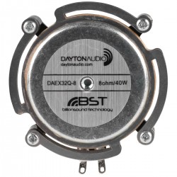 Dayton Audio DAEX32Q-8 Dual Steel Spring Balanced Exciter 32mm 40W 8 Ohm