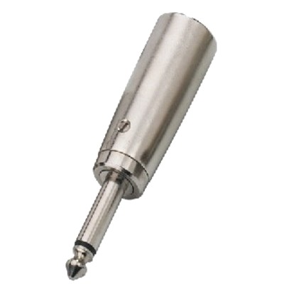 Adaptateur XLR mâle vers jack 6,35 mâle mono