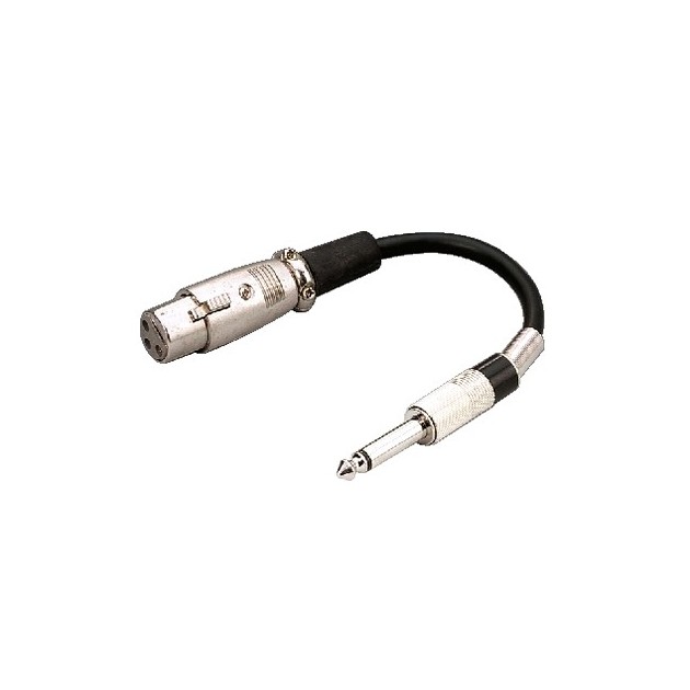 Shiver - Câble 1 jack 6,35 1 XLR femelle 5m - Câbles - Accessoires