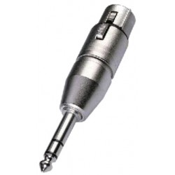 NEUTRIK Adaptateur XLR femelle vers Jack 6,35 Mâle Stéréo