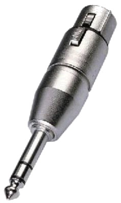 NEUTRIK Adapter XLR Female to Jack 6.35 Male Stereo