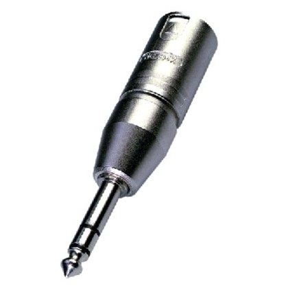 NEUTRIK Adaptateur XLR mâle vers jack 6,35 mâle stéréo