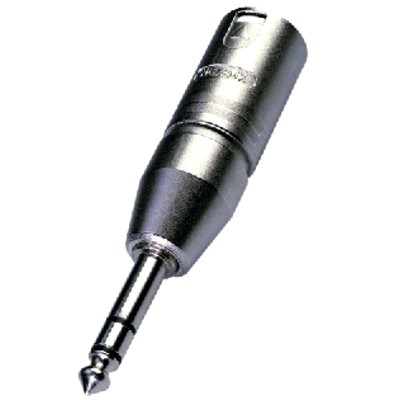 NEUTRIK Adapter XLR male to 6.35 stereo male jack