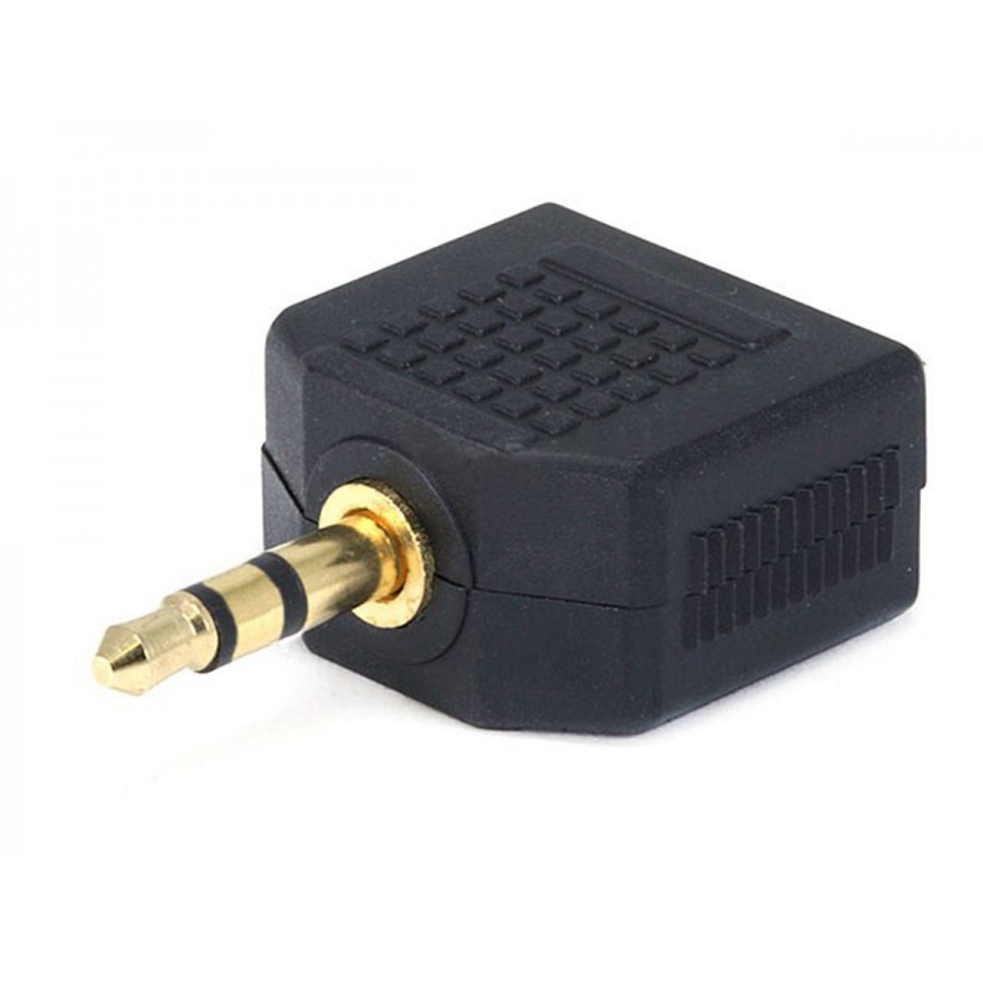 Audiophonics - 6.35mm male stereo to 3.5mm female mono jack adapter