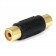 Adaptor Gold plated RCA female to RCA female