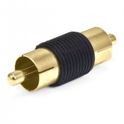 Adaptor Gold plated RCA male to RCA male