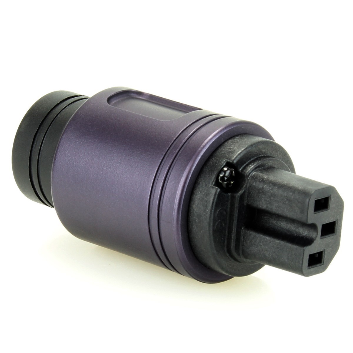 ELECAUDIO RI-24GP Hi-Fi IEC Power Plug 24k Gold Plated Purple Ø16.5mm