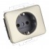 Busch-Jaeger Wall outlet Schuko palladium 16A 250V