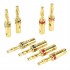 YARBO SC03 Banana Plug 24k Gold Plated Ø4mm (Set x8)