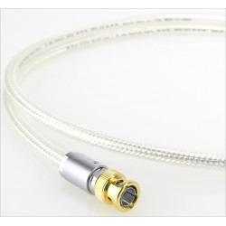 OYAIDE DB-510 Câble Numérique Coaxial BNC 75 Ohm Argent 1.3m (Unité)