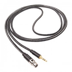 1877 PHONO Cali Black Headphone Cable Jack 3.5mm / Mini XLR 1.8m