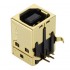 Gold plated USB Female Type B 2.0 plug for PCB