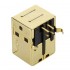 Gold plated USB Female Type B 2.0 plug for PCB