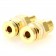 ELECAUDIO female Banana Plug Gold Plated Ø 3.8mm (Pair)