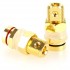 ELECAUDIO female Banana Plug Gold Plated Ø3.8mm (Pair)