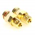 ELECAUDIO female Banana Plug Gold Plated Ø3.8mm (Pair)