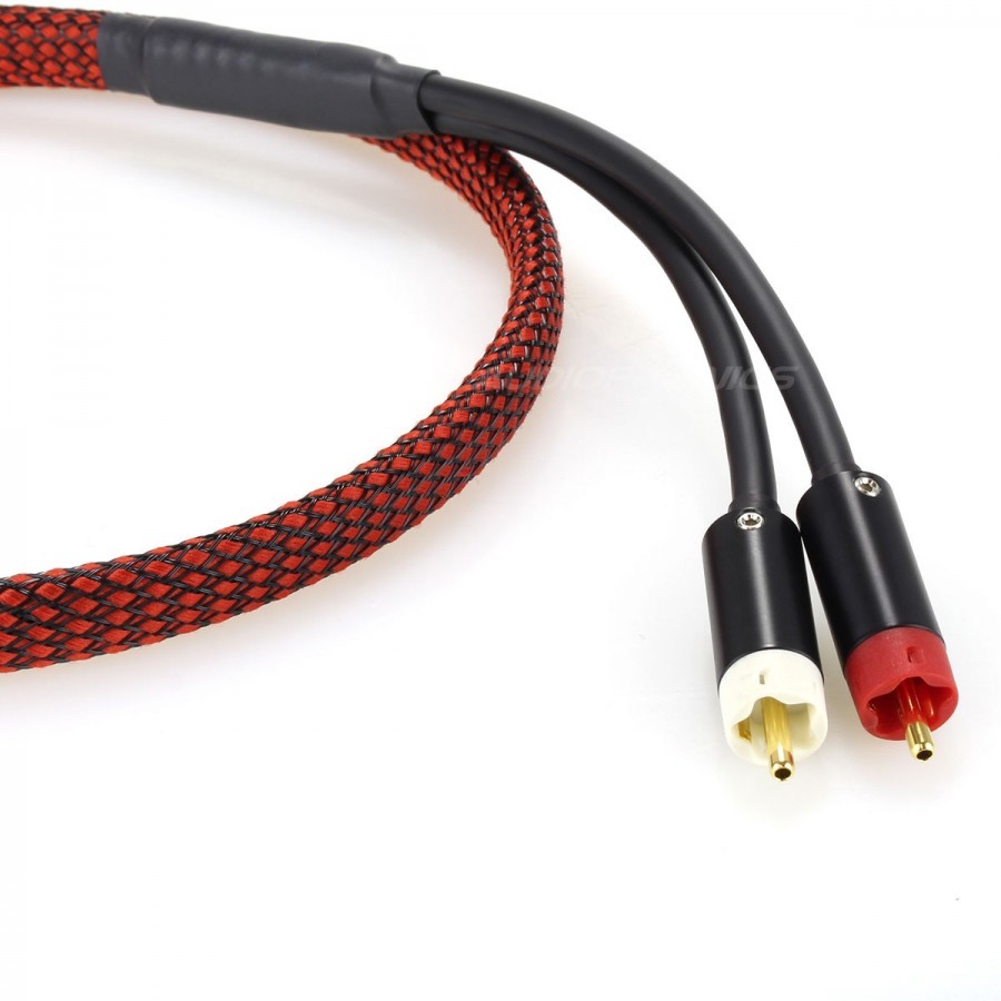 MOGAMI 2549 Stereo RCA Interconnect Cable Tellurium Copper 1.2m