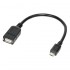 LOGILINK Câble OTG micro USB vers USB type A pour appareils Android