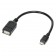 Angled Micro USB OTG to USB type A cable for Android devices