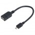 LOGILINK Câble OTG micro USB vers USB type A pour appareils Android