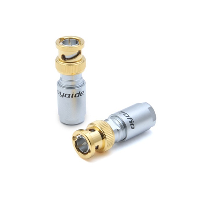 OYAIDE SLSB-BNC Pure Silver 4N BNC Connector 75 Ohm Ø9mm (Unit)