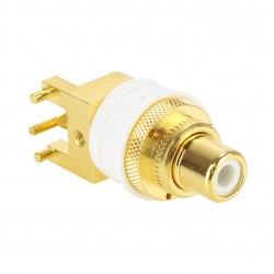 WBT-0234 RCA plug for PCB soldering Gold plated OFC Copper (Unit)