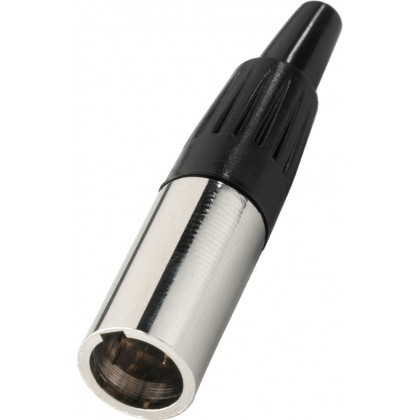 Monacor XLR 407/P mini mâle plug 4 pin