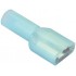 Cosse Plate Femelle Isolée 6.3mm 1-2mm² Bleu (x10)