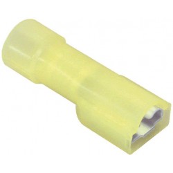 Insulated Female Blade Terminal 3-5mm² Yellow (Set x10)