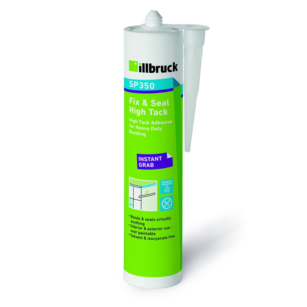 ILLBRUCK SP350 Colle Hybride Polymère pour Dalle Acoustique