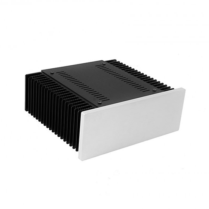 Hifi 2000 MiniDissipante Chassis Heatsink 2U 200x150mm 10mm Silver front panel