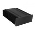 Hifi 2000 Boîtier Dissipateur 2U 300x150mm Façade 10mm Noire