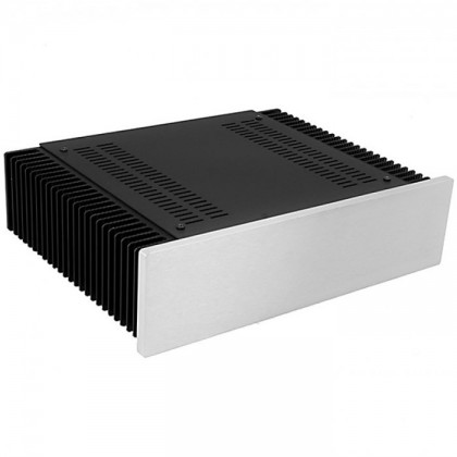 Hifi2000 MiniDissipante Chassis Heatsink 2U 250mm 10mm Silver front panel