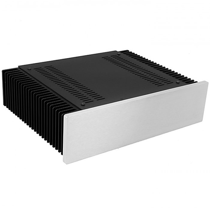 Hifi 2000 MiniDissipante Chassis Heatsink 2U 250x250mm 10mm Silver front panel