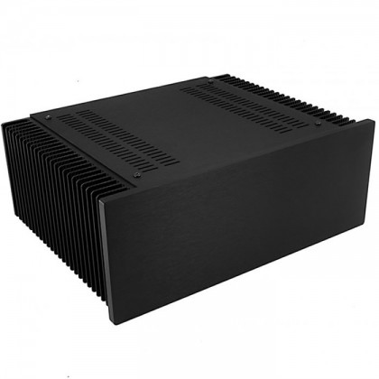 Hifi2000 MiniDissipante Chassis Heatsink 3U 200mm 10mm Silver front panel