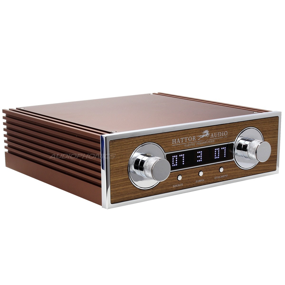 HATTOR AUDIO THE BIG Unbalanced Passive Preamplifier Vishay SMD Brown