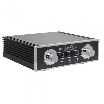 Hattor Audio Préamplificateur Passif RCA à Potentiomètre Commuté télècommande